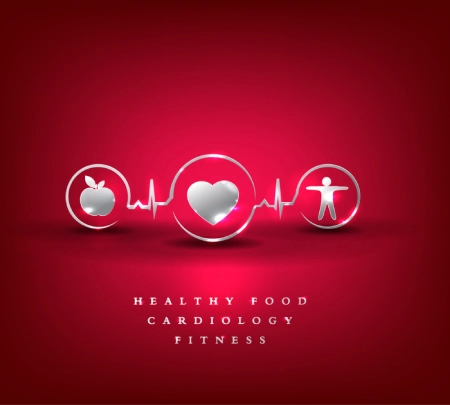 healthy food cardiology logo